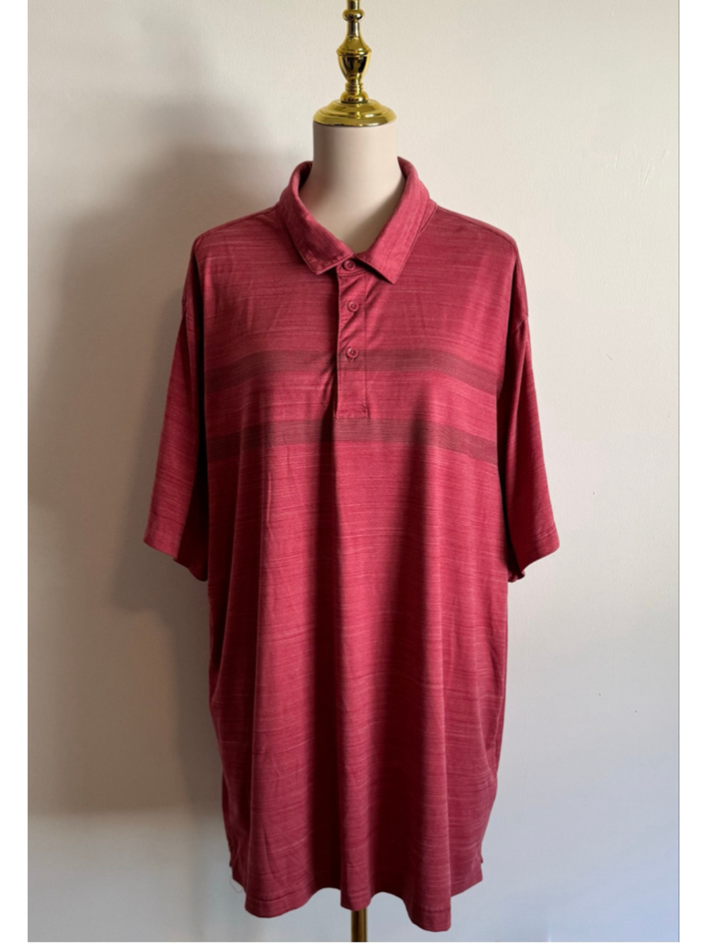 Men's George Polo Shirt Red Size XXL
